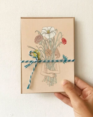 Postal Gracias! de ilustradora Ana de Lima