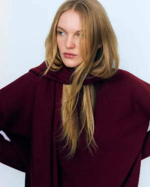 Agatha Woman Jumper Plum Fantasy