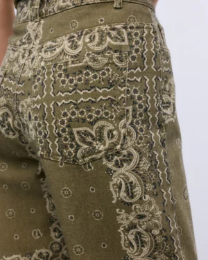 Waterlily Woman Pant Bandana Woman Print