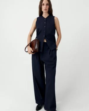 Tailored Masculine Pants Navy